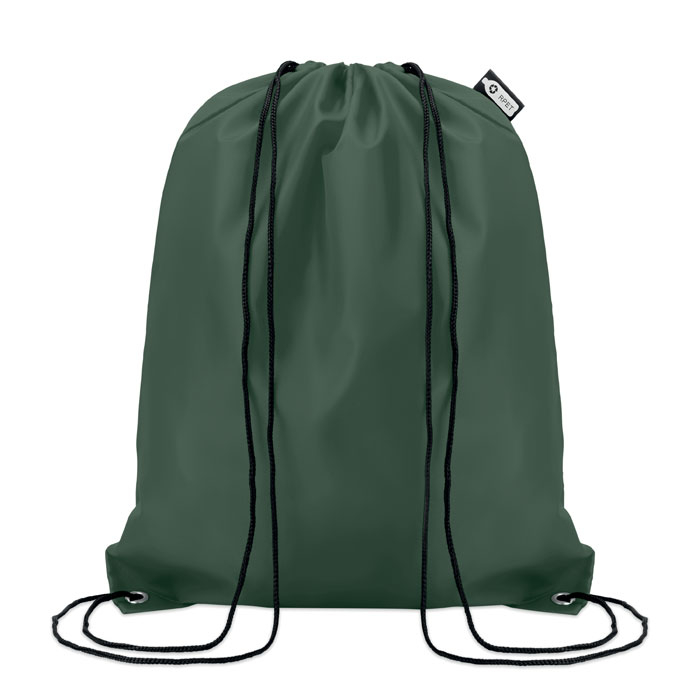 Gym bag publicitaire en rPET SHOOPPET Vert fonce